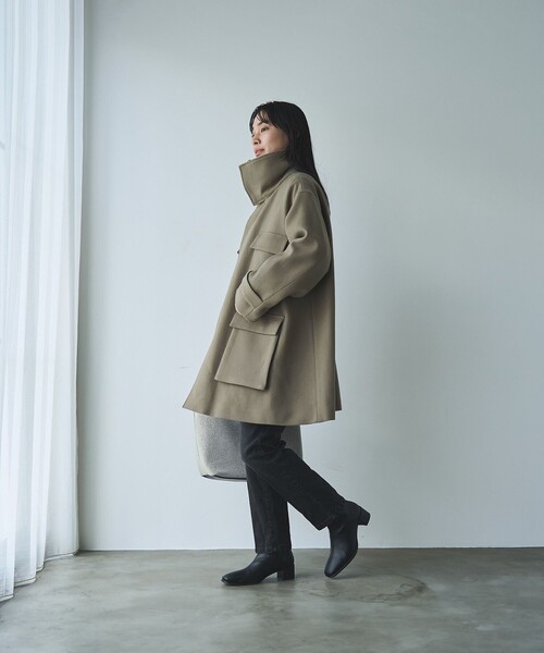 RONEL コート アウター 「VERY1月号掲載」メルトンミリタリーコート