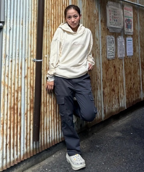 HTH パーカー USA cotton good times club hoodie レディース