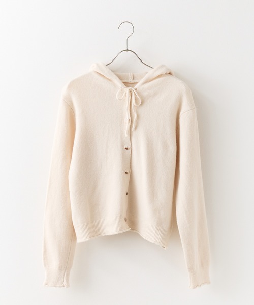 アンサンブル Camisole and cardigan set / キャミ＋ニットフード付きカーディガン セット