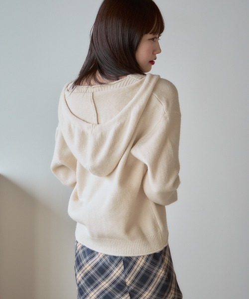 アンサンブル Camisole and cardigan set / キャミ＋ニットフード付きカーディガン セット AO2 アンサンブル Camisole and cardigan set / キャミ＋ニット