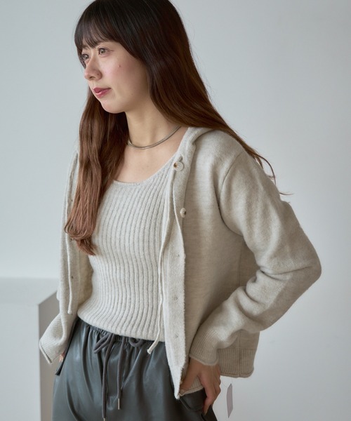 BLANK（ブランク） アンサンブル Camisole and cardigan set / キャミ 