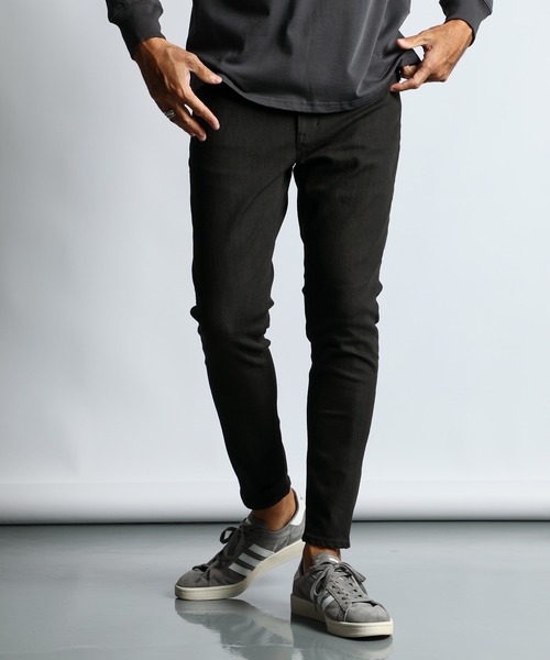 N 5/29 M ASTT パンツ UNITED ARROWS｜<ASTRAET>デニムライク 5ポケット タックパンツ