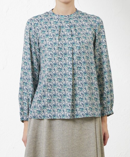 AMACA ブラウス シャツ 「LIBERTY 」Ylang Ylang プルオーバーブラウス  