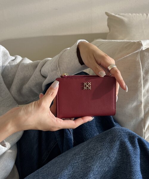 russet（ラシット） 財布 ミニモノグラムプレートハーフウォレット(SO