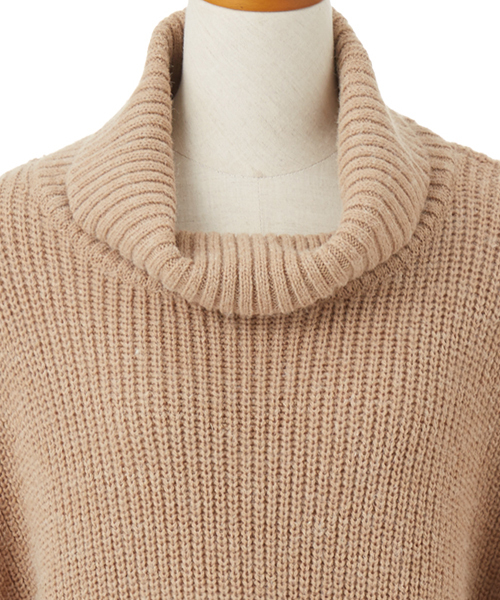 「SUPREME.LA.LA.」 タートルネックニット MEDIUM オフホワイト レディース_画像3