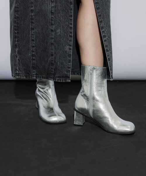 UNITED TOKYO（ユナイテッドトウキョウ） ショートブーツ 1 シルバー