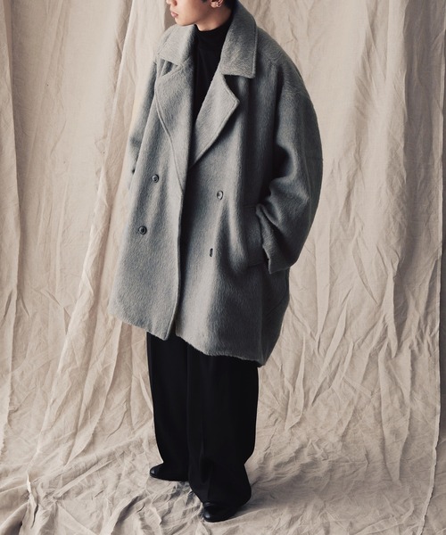 LOUNGE LIZARD」 チェスターコート 2 ネイビー メンズ LOUNGE LIZARD