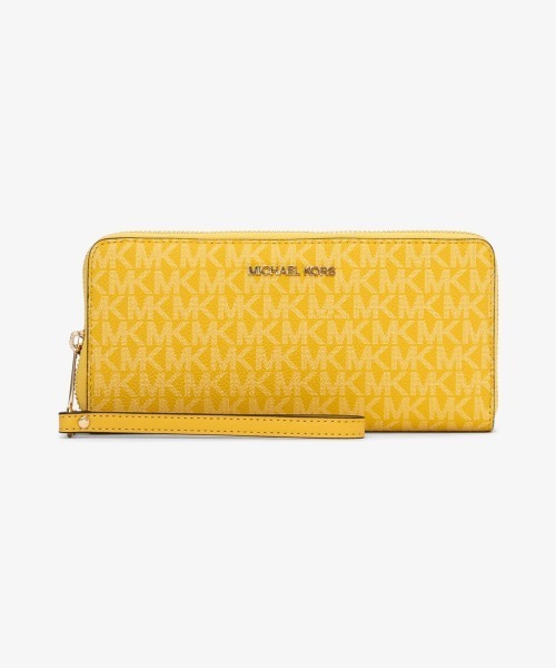 MICHAEL KORS 財布 JET SET TRAVEL ゼブラプリント カーフヘア