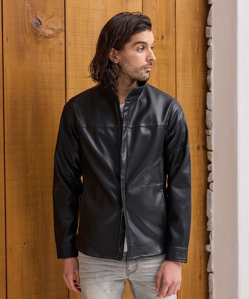 「RATTLE TRAP」 ジップアップブルゾン LL ブラック メンズ_画像6