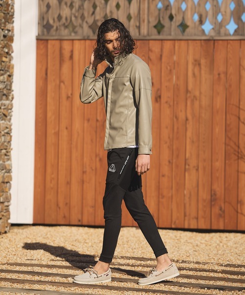 「RATTLE TRAP」 ジップアップブルゾン LL ブラック メンズ_画像9