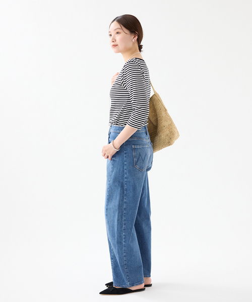 「IENA」 「ATON」半袖Tシャツ FREE ウッド レディース IENA｜ATON/エイトン 別注 FRESCA SINGLE JERSEY Tシャツ