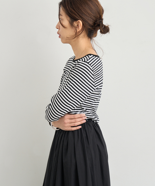 Tシャツ　イエナ　エイトン 追加》ATON/エイトン 別注 FRESCA SINGLE JERSEY Tシャツ（T