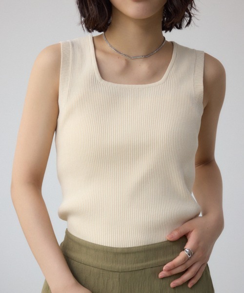 AZUL BY MOUSSY(アズールバイマウジー) タンクトップ ノースリーブ AZUL BY MOUSSY(アズールバイマウジー) タンクトップ ノースリーブ
