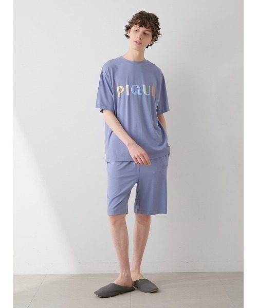 ジェラートピケ　ドーナツベアワンポイントTシャツ＆ドーナツベア柄ショートパンツ gelato pique ジェラートピケ ドーナツベア柄ワンポイントT
