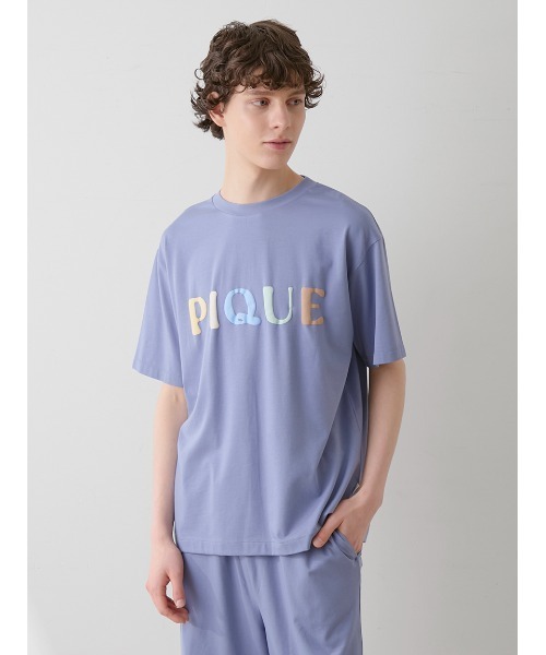 新品　国内正規品　ドーナツベアワンポイントTシャツ　gelato pique gelato pique パジャマ 「HOMME」ドーナツベアワンポイントT
