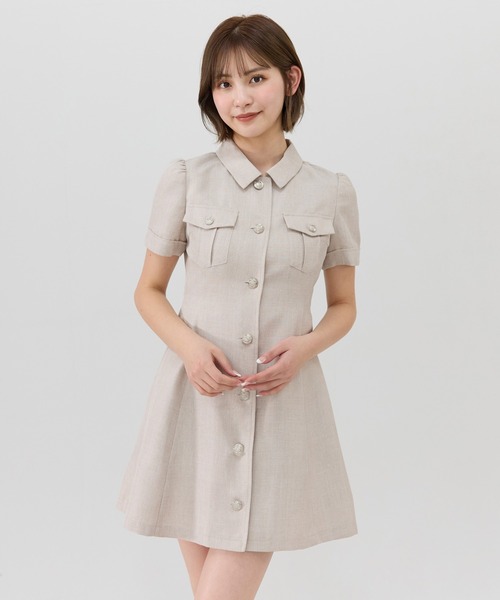 REDYAZEL（レディアゼル） ワンピース エンブレムボタンシャツ