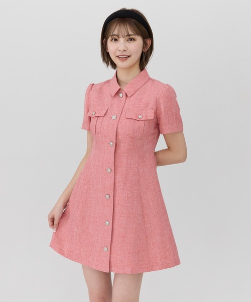REDYAZEL（レディアゼル） ワンピース エンブレムボタンシャツ
