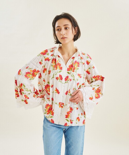 「GRACE CONTINENTAL」 長袖ブラウス 36 ブラック レディース GRACE CONTINENTAL 「GRACE CONTINENTAL」 長袖ブラウス 36