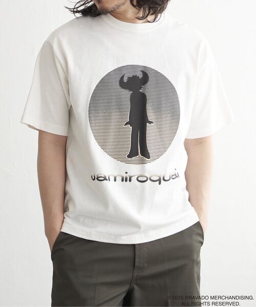 VENCE EXCHANGE tシャツ ジャミロクワイ サークルTシャツ メンズ