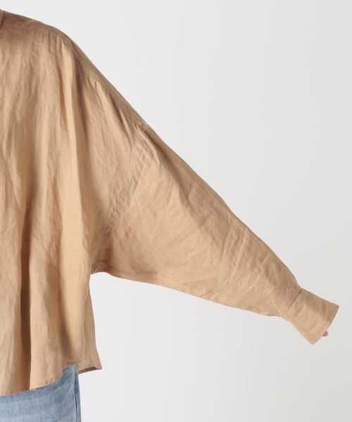 plage ブラウス シャツ Linen Short レディース : ZOZOTOWN