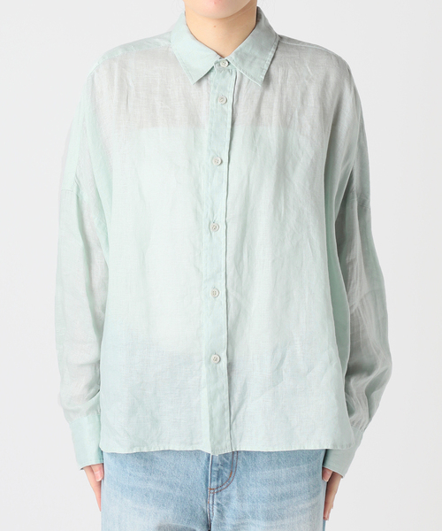 plage ブラウス シャツ Linen Short レディース : ZOZOTOWN