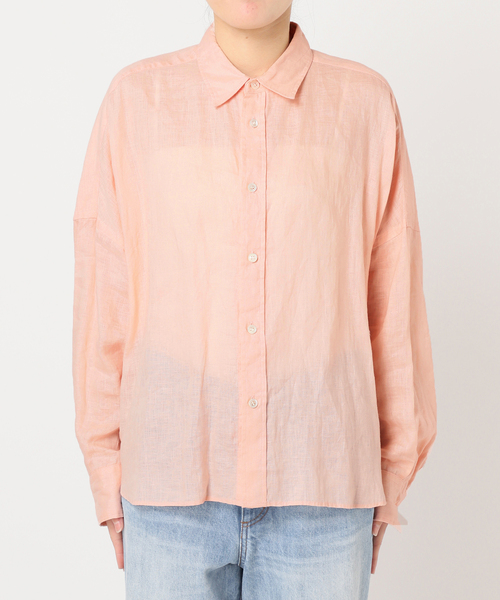 plage ブラウス シャツ Linen Short レディース : ZOZOTOWN