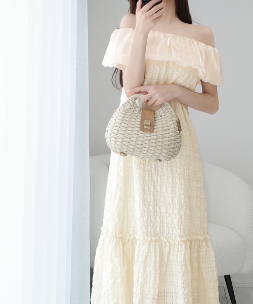 mily bilet ワンピース 「mily bilet」甘さと気品を一枚に