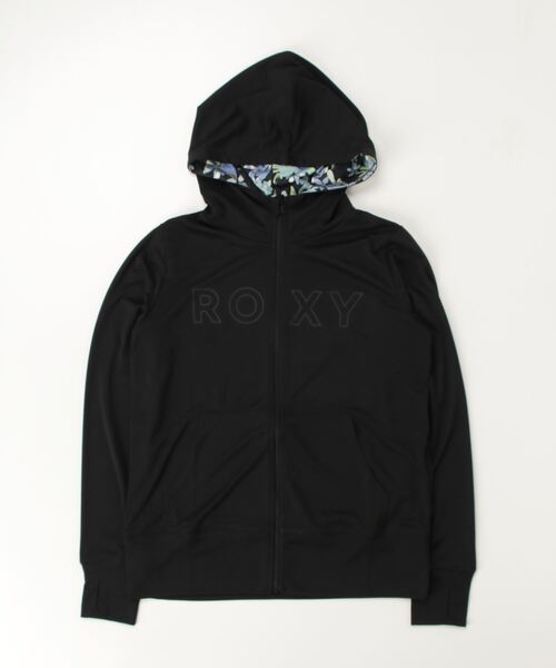 ロキシー ROXY ARTSY FLORAL LOGO PA （ブラック） ROXY ラッシュガード ロキシー ARTSY FLORAL LOGO PARKA AP VER
