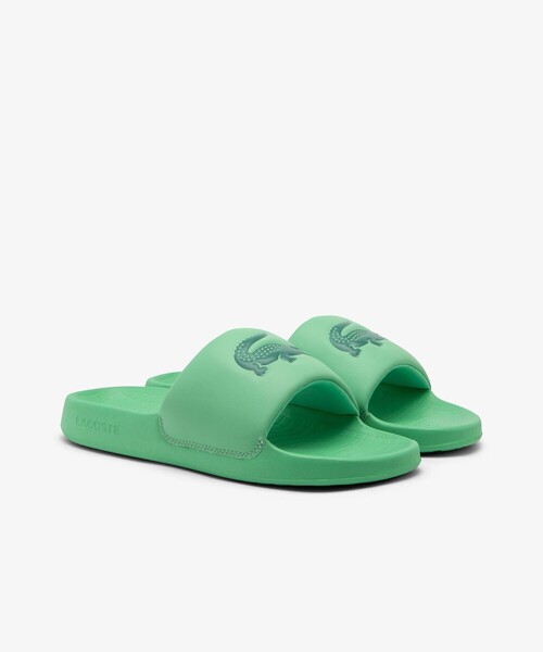 【LACOSTE】◆スリッパ◆SERVE SLIDE 1.0◆UNISEX◆【正規品】 LACOSTE サンダル メンズ SERVE SLIDE 1.0 125 1 CMA : ZOZOTOWN