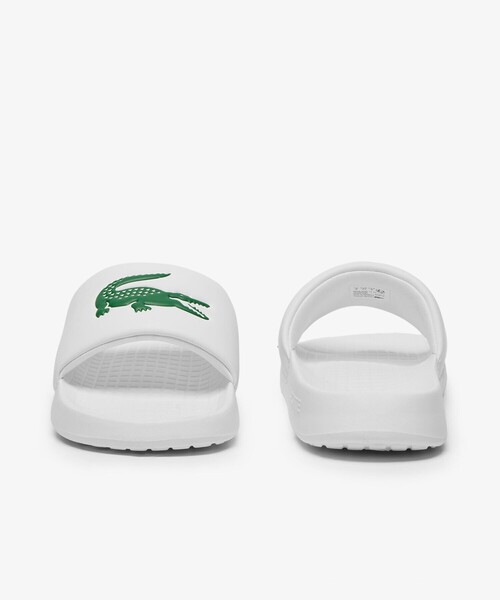 【LACOSTE】SERVE SLIDE 0.0 125 1 CMA WHT/GRN 国内発送 LACOSTE ラコステ メンズ サーブ スライド SERVE SLIDE 0.0 125
