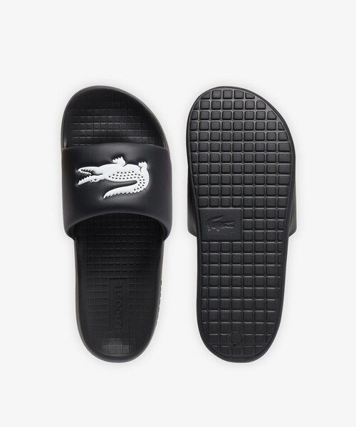 LACOSTE サンダル メンズ SERVE SLIDE 1.0 125 1 CMA : ZOZOTOWN