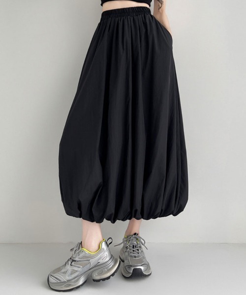 Sally Lunn スカート ふんわり ボリュームバルーンロングスカート