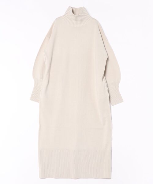 「LOWRYS FARM」 ニットワンピース FREE ホワイト レディース_画像2