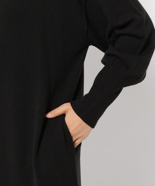 「LOWRYS FARM」 ニットワンピース FREE ホワイト レディース_画像3