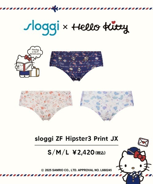 sloggiで人気の「ZERO FEEL」とハローキティが初コラボ！｜サンリオ