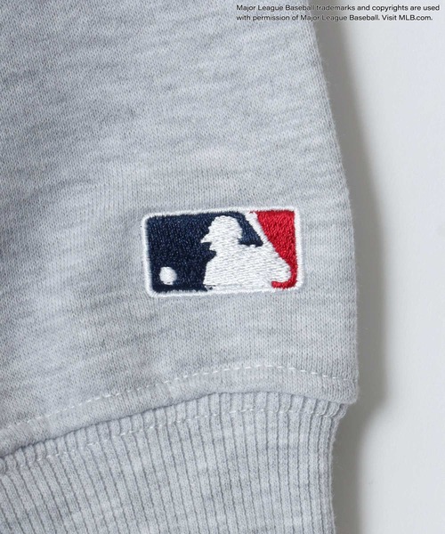 「MLB」 「genuinemerchandise」スウェットカットソー L アッシュグレー メンズ_画像2