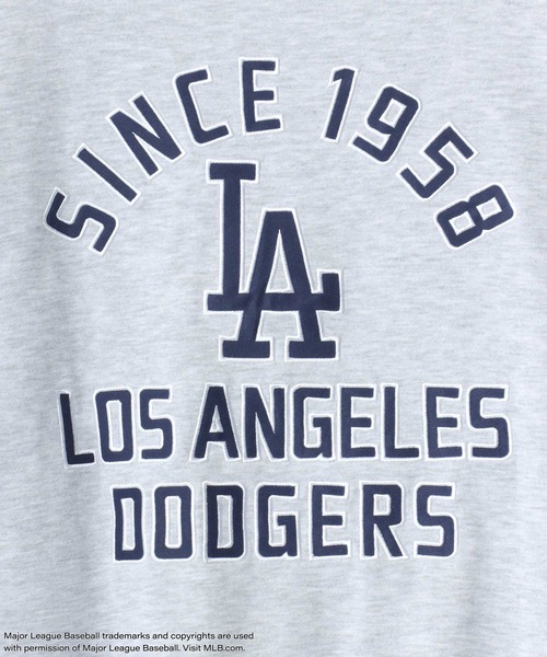 「MLB」 「genuinemerchandise」スウェットカットソー L アッシュグレー メンズ_画像6