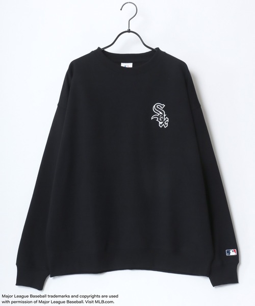 「MLB」 「genuinemerchandise」スウェットカットソー L アッシュグレー メンズ_画像7
