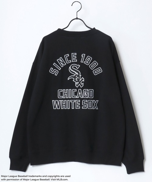 「MLB」 「genuinemerchandise」スウェットカットソー L アッシュグレー メンズ_画像9