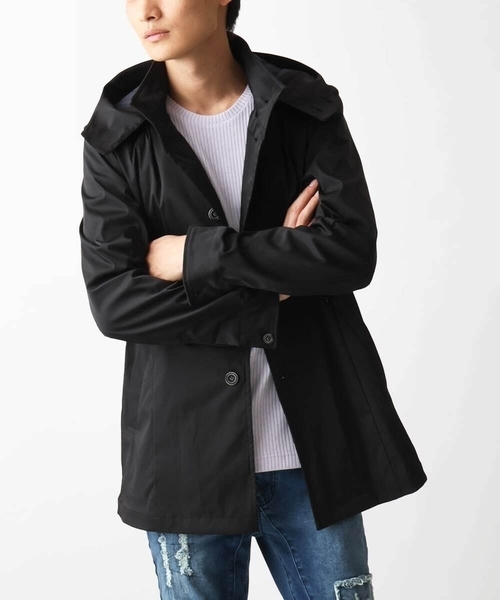 MK MICHEL KLEIN HOMME 」 コート 46 ブラック メンズ : ZOZOTOWN