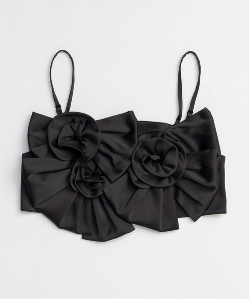 MAISON SPECIAL（メゾンスペシャル） ベスト ジレ Rose Ribbon Motif
