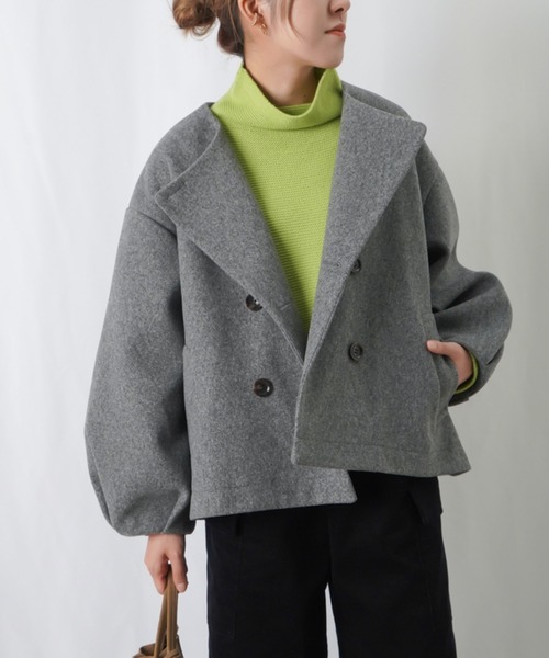 LADY LUCK LUCA（レディラックルカ） ノーカラージャケット - ブラック