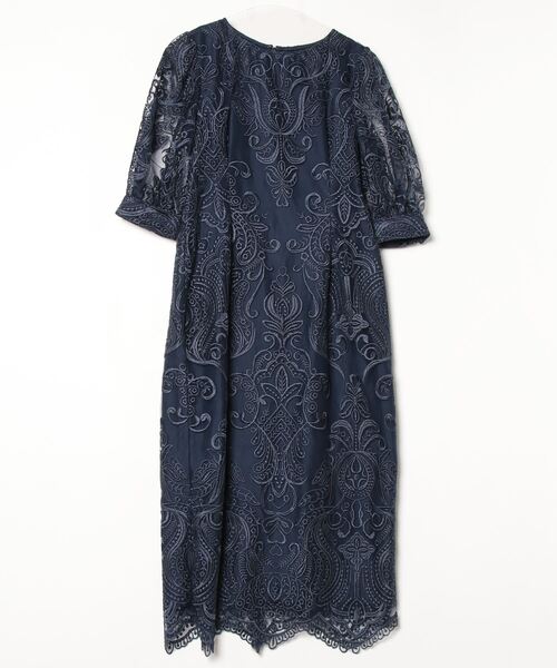 PREFERIR 「PREFERIR」 7分袖ワンピース MEDIUM ネイビー