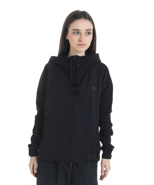 Y-3 ブルゾン アウター RAYON TWILL HOODED TOP レディース : ZOZOTOWN