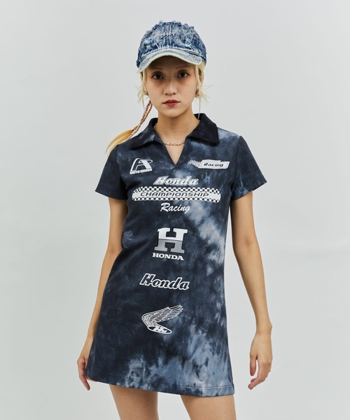 atmos girls ワンピース HONDA x atmos pink Racing Dress / ホンダ 