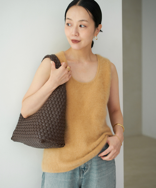 plage ニット セーター Light Fur タンク レディース : ZOZOTOWN