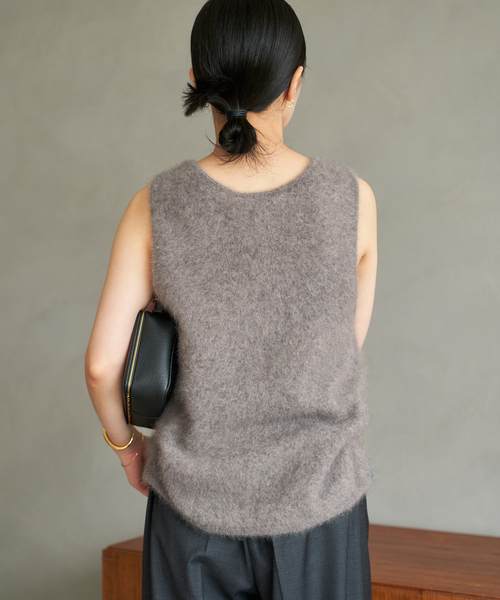 plage ニット セーター Light Fur タンク レディース : ZOZOTOWN