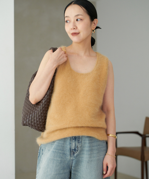 plage◇プラージュfur ボートネックニット Plage - plage Furアゼボートネックプルオーバーの通販 by mee's