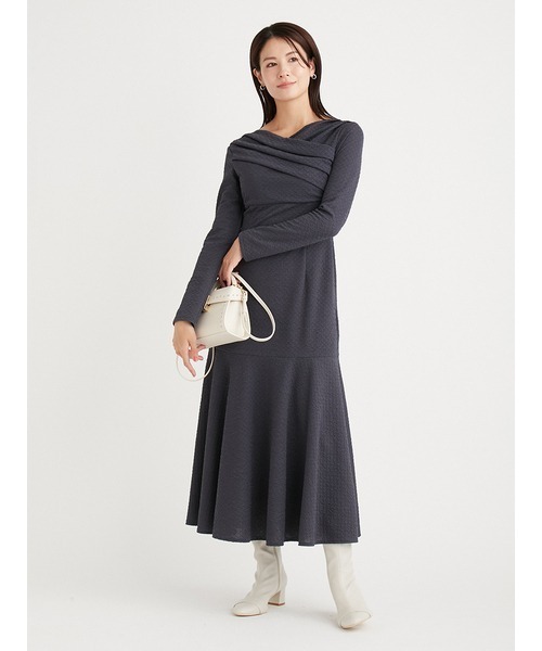 CELFORD（セルフォード） 長袖ワンピース 38 ブラック レディース