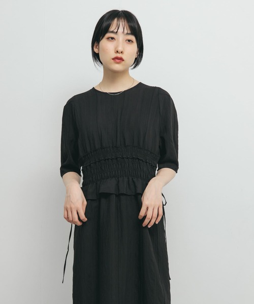 KBF（ケービーエフ） ワンピース フリルシャーリングドッキング